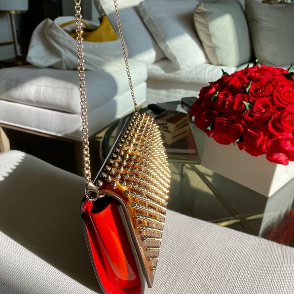 Christian Louboutin limited edition tortoise shell design with gold spikes - Picture 5 of 6